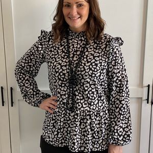 Animal print top